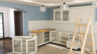Glazed Cabinets Installation